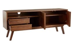 Sale Miliboo Mueble TV alto de nogal vintage 160 cm VOLVER