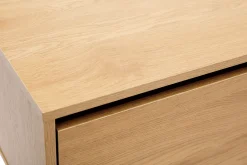 Clearance Miliboo Mueble TV con acabado de roble claro y 2 cajones 160 cm ARAGON