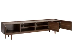 Hot Miliboo Mueble TV con puertas de madera oscura 180 cm SANAA