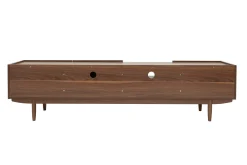 Hot Miliboo Mueble TV con puertas de madera oscura 180 cm SANAA