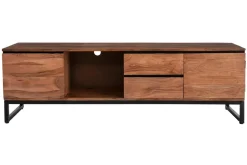 Outlet Miliboo Mueble TV de acacia maciza 160 cm HOORN