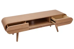 Best Miliboo Mueble TV diseño 2 cajones fresno natural BALTIK