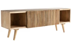 Cheap Miliboo Mueble TV en mango con puertas correderas ALBA