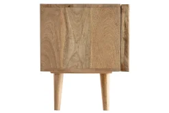 Cheap Miliboo Mueble TV en mango con puertas correderas ALBA