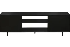 Cheap Miliboo Mueble TV industrial negro con 2 puertas 150 KARL