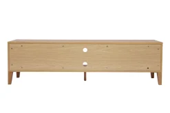Shop Miliboo Mueble TV nórdico de madera clara 180 cm FREDDY