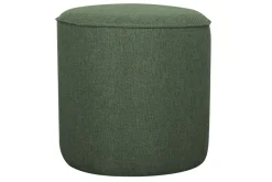 Shop Miliboo Puf redondo de tela caqui 40 cm diám. COQ