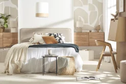 Discount Miliboo Set 2 mesas de centro de diseño efecto travertino CALLA