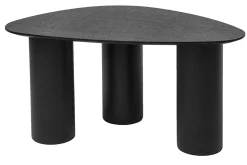 Cheap Miliboo Set 2 mesas de centro nido de madera negra FOLEEN