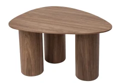 Discount Miliboo Set 2 mesas de centro nido de madera oscura FOLEEN
