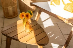 Best Sale Miliboo Set de 2 mesas de centro de madera maciza ELQUI