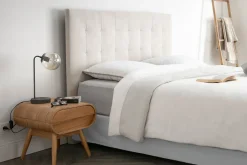 Best Sale Miliboo Set de 2 mesillas de noche con cajón vintage de madera clara 45 cm BJORG