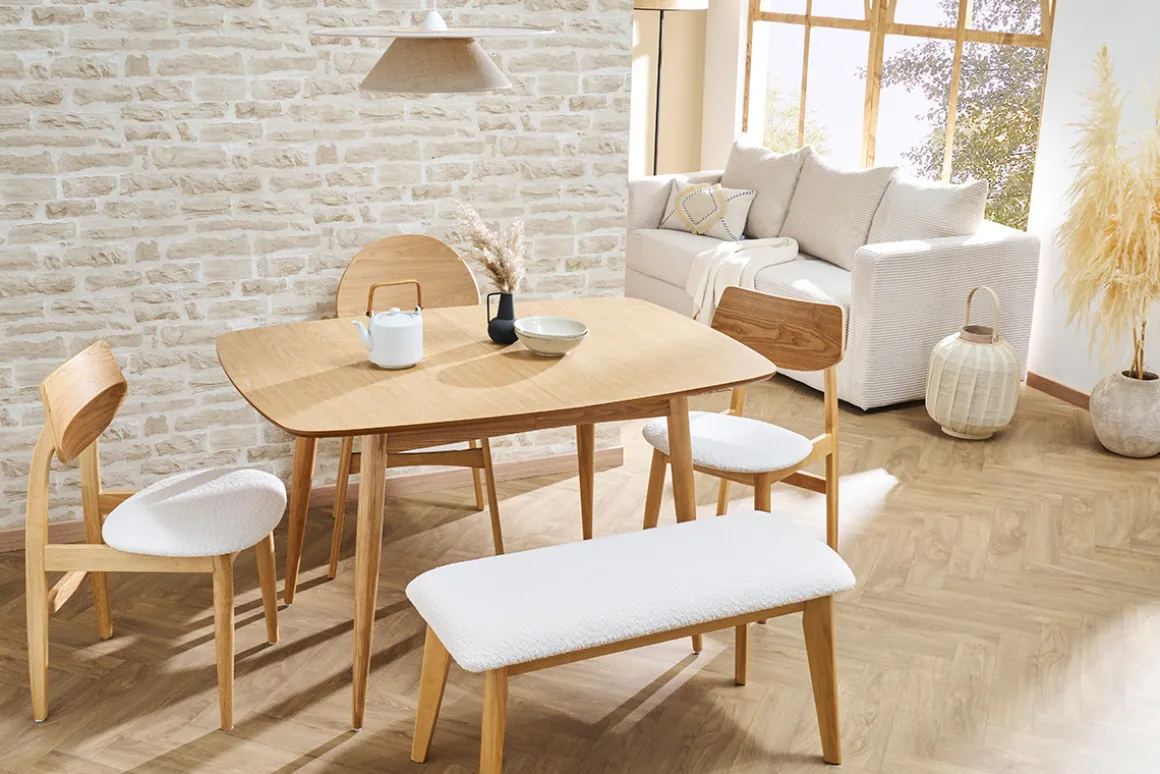 Flash Sale Miliboo Set de 2 sillas de diseño de madera oscura y negro ELION