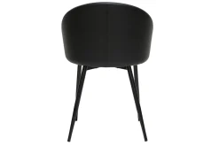 Discount Miliboo Set de 2 sillas negras de diseño PRECIO