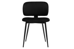 Cheap Miliboo Set de 2 sillas negras de terciopelo y metal ATRIUM