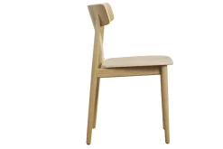 Online Miliboo Set de 2 sillas nórdicas de madera de roble macizo clara LOUISA
