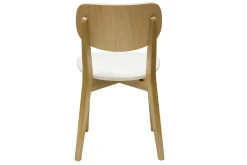 Flash Sale Miliboo Set de 2 sillas vintage de madera de roble claro y borreguillo LUCIA