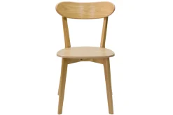 Shop Miliboo Set de 2 sillas vintage de madera de roble claro DOVE