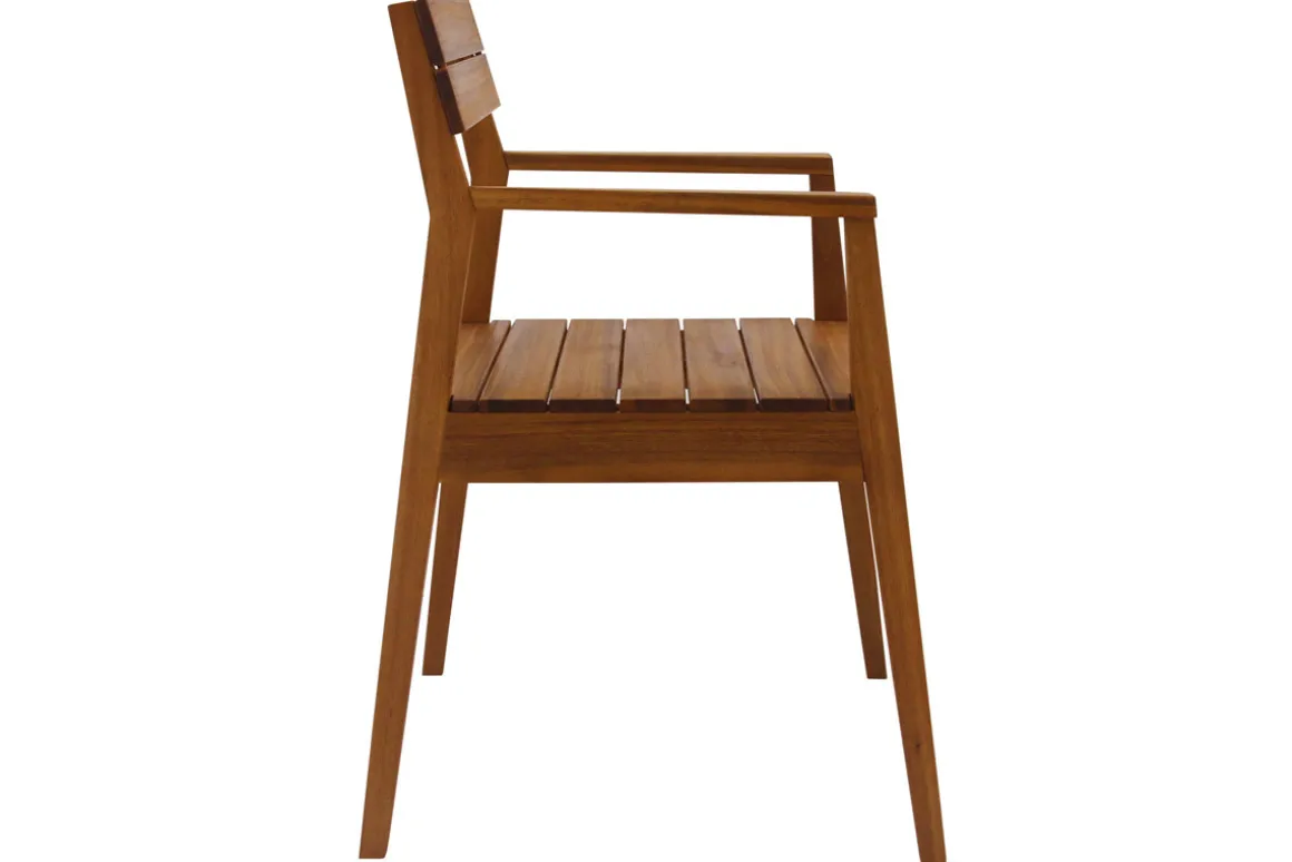 Best Miliboo Set de 2 sillones de jardín de madera maciza CANOPEE