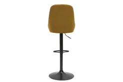 Outlet Miliboo Set de 2 taburetes de cocina de diseño regulables terciopelo bronce HOLO