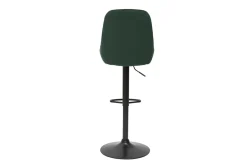 Store Miliboo Set de 2 taburetes de cocina de diseño regulables terciopelo verde HOLO