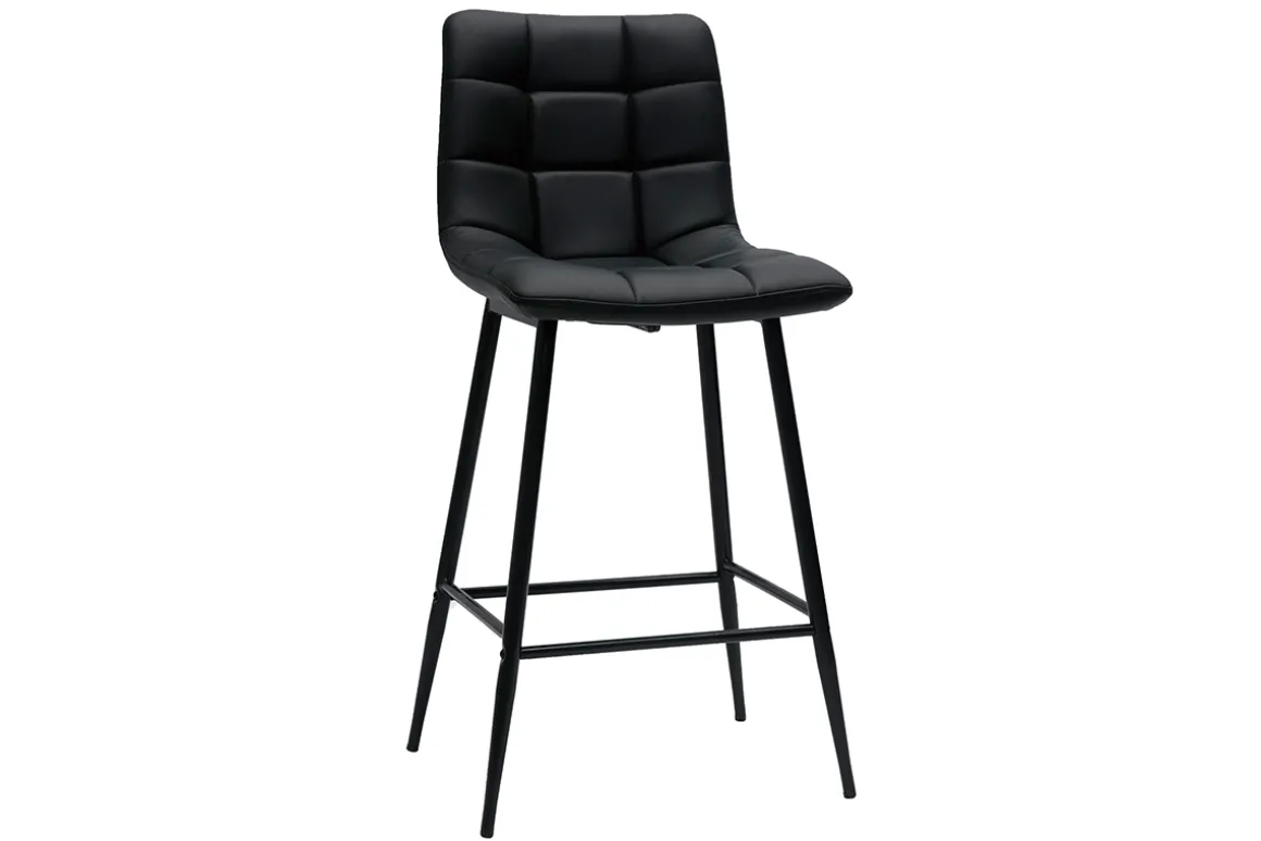 Cheap Miliboo Set de 2 taburetes de cocina de diseño negro 65 cm MAXWELL