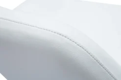 New Miliboo Set de 2 taburetes de cocina de diseño blancos con pie de metal RINGER