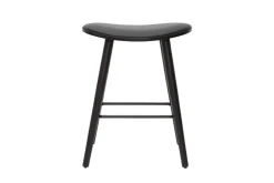 Online Miliboo Set de 2 taburetes de cocina de diseño negro 65 cm MEADOW