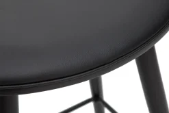 Online Miliboo Set de 2 taburetes de cocina de diseño negro 65 cm MEADOW