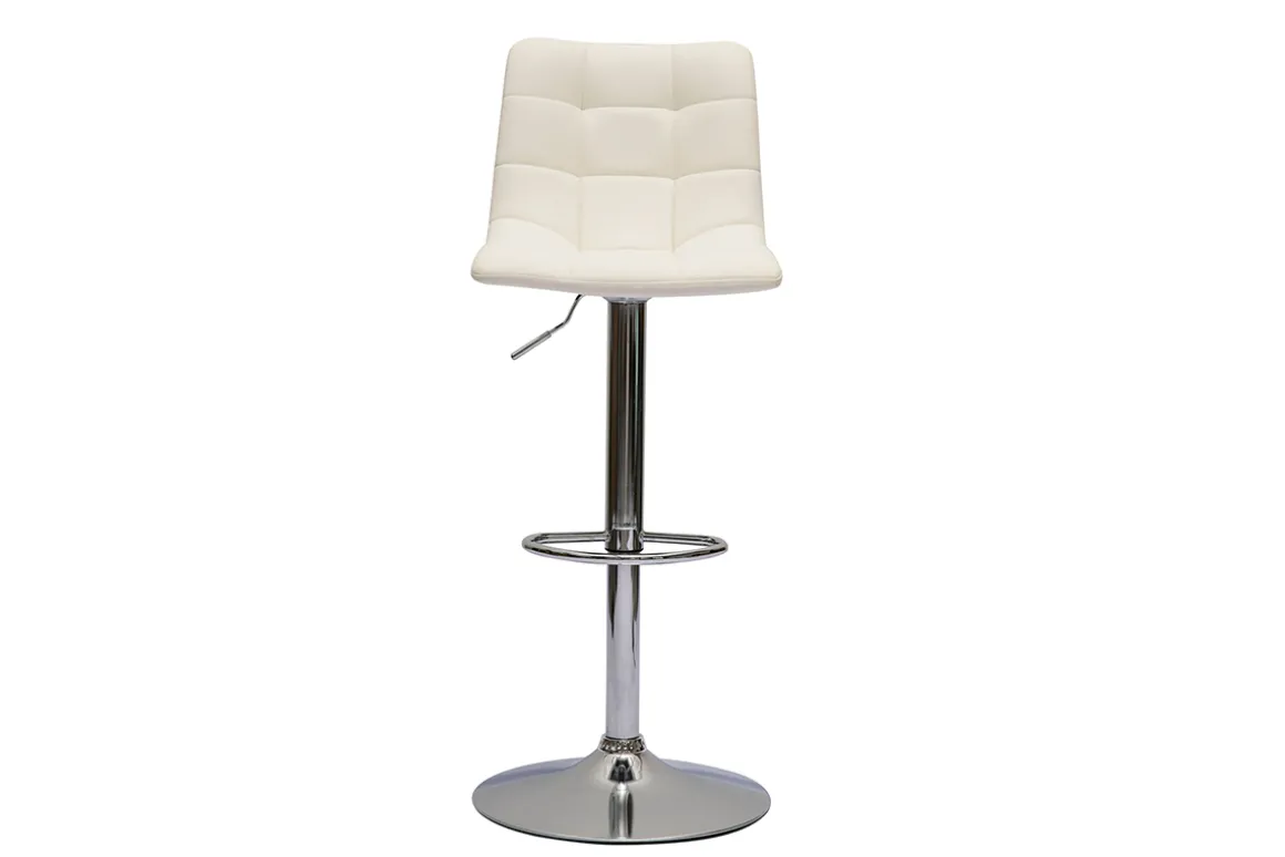 Hot Miliboo Set de 2 taburetes de cocina ajustables de diseño blanco 65 cm MAXWELL