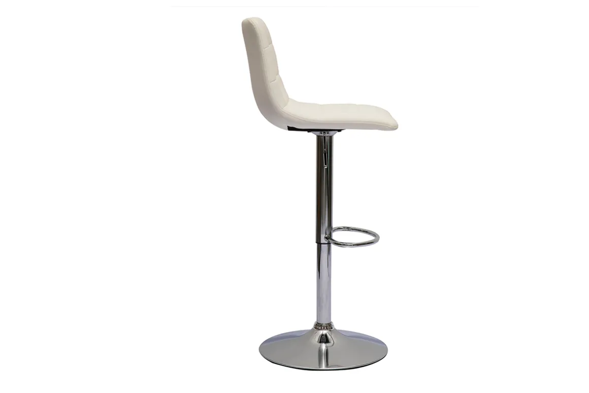 Hot Miliboo Set de 2 taburetes de cocina ajustables de diseño blanco 65 cm MAXWELL