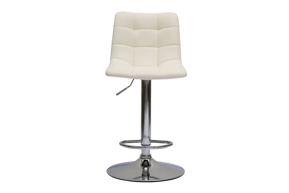 Hot Miliboo Set de 2 taburetes de cocina ajustables de diseño blanco 65 cm MAXWELL