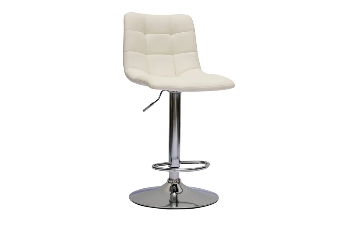 Hot Miliboo Set de 2 taburetes de cocina ajustables de diseño blanco 65 cm MAXWELL