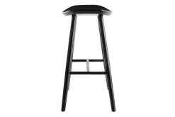 Cheap Miliboo Set de 2 taburetes de cocina negros 65 cm DEMORY