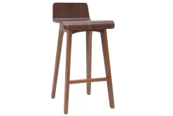 Sale Miliboo Set de 2 taburetes de cocina nórdicos nogal 65 cm BALTIK