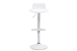 Best Sale Miliboo Set de 2 taburetes de cocina de diseño blancos ajustables 360º KRONOS