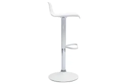 Best Sale Miliboo Set de 2 taburetes de cocina de diseño blancos ajustables 360º KRONOS