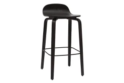 Cheap Miliboo Set de 2 taburetes de cocina vintage negros 68 cm OBRA