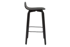 Cheap Miliboo Set de 2 taburetes de cocina vintage negros 68 cm OBRA