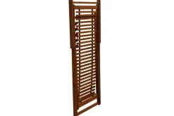 Hot Miliboo Set de 2 tumbonas de madera maciza con cojín de tela blanca MOONA