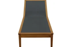 Flash Sale Miliboo Set de 2 tumbonas gris oscuro y madera maciza NAVEEN