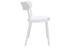 Best Miliboo Set de 2 sillas apilables de plástico blanco para interior/exterior RIOS