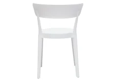 Best Miliboo Set de 2 sillas apilables de plástico blanco para interior/exterior RIOS