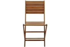 Discount Miliboo Set de 2 sillas de jardín plegables de acacia maciza CANOPEE