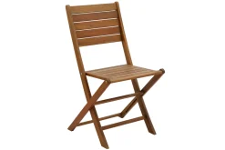 Discount Miliboo Set de 2 sillas de jardín plegables de acacia maciza CANOPEE