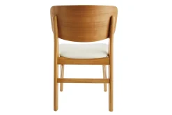 Clearance Miliboo Set de 2 sillas de madera clara y blanco SHELDON