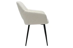 Flash Sale Miliboo Set de 2 sillas de tejido efecto borreguillo LAURETTE