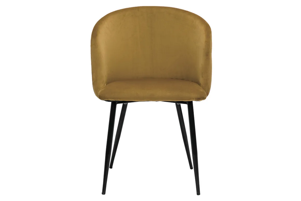 Hot Miliboo Set de 2 sillas de terciopelo bronce VANITY