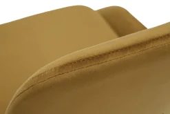 Flash Sale Miliboo Set de 2 sillas de terciopelo color bronce HOLO