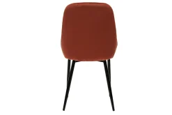 Cheap Miliboo Set de 2 sillas de terciopelo color terracotta HOLO